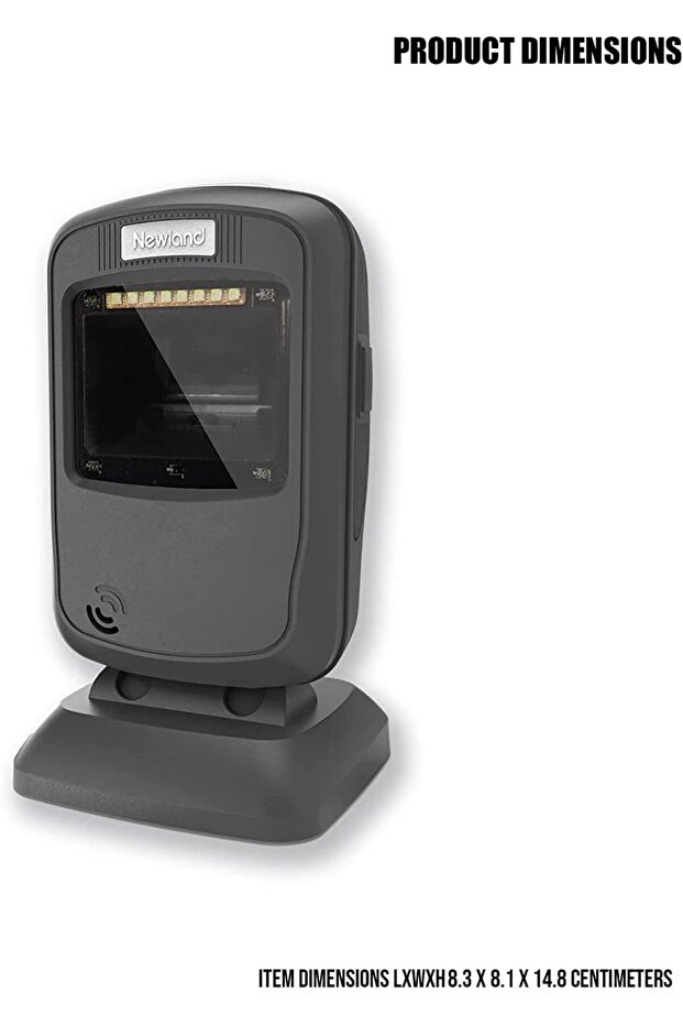 FR4080 Desktop Scanner | 1D/2D Corded Barcode Scanner | USB Hands-Free QR Code Reader - 5
