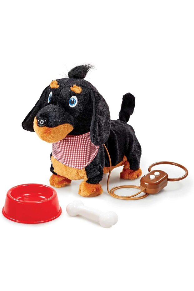 Pitter Patter Pets Wiggle Jiggle Dachshund – Interactive Walking Toy for Kids (Ages 3+)