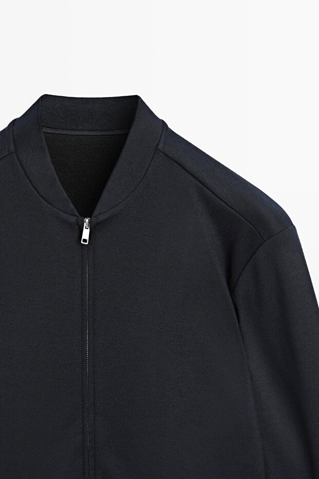 Fermuarlı bomber ceket - 6