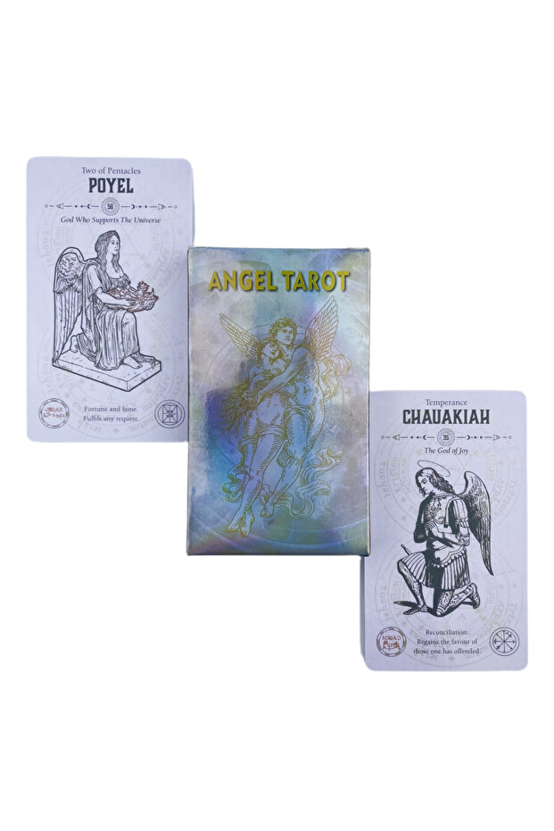 TT126 Angel Tarot Cards Mysterious Divination Oracle For Party Play Board Game Deck Cards