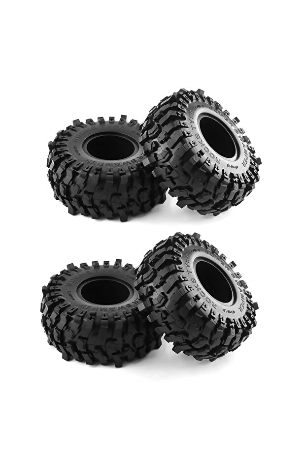 4PCS 4PCS 1.9" Voodoo KLR Wheel Tires 118*45mm for 1:10 RC Crawler Axial SCX10 D90 TF2 MST Tamiya