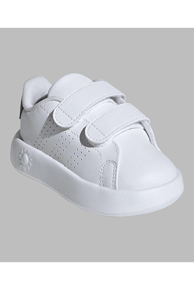 حذاء Advantage بشريط إغلاق بخطاف وحلقة - أبيض - 3