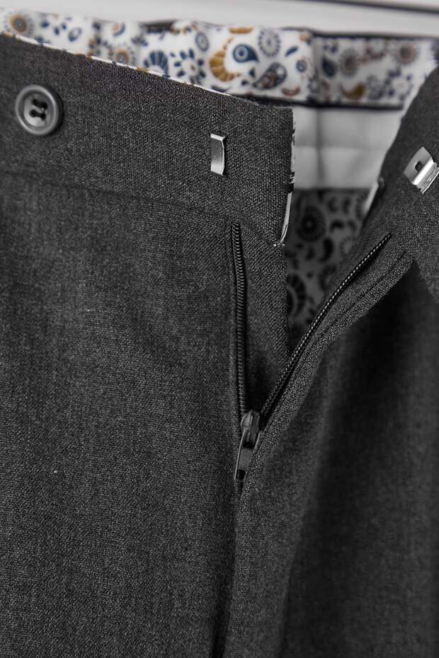 Antrasit Erkek Boyfriend Fit Kumaş Pantolon TMNAW26PL00017 - 12