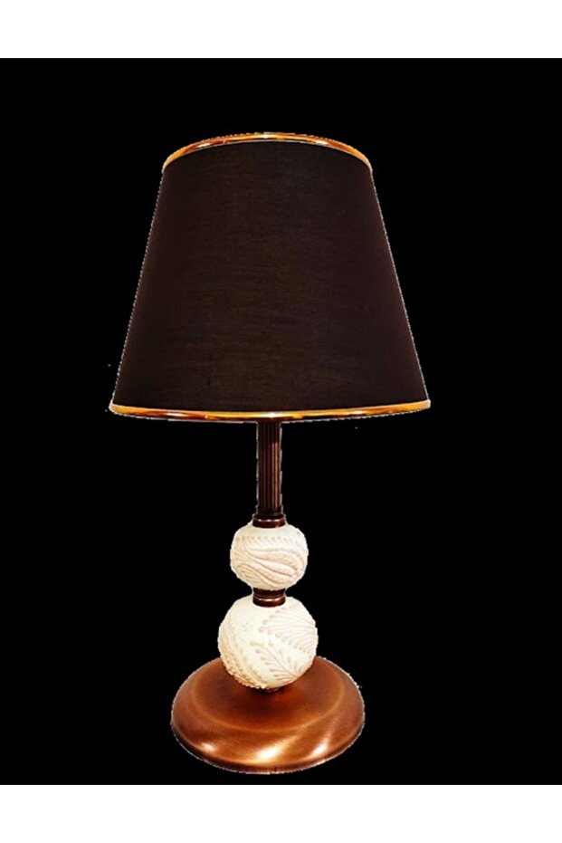 Abajur Krem Çini Bakır Kaplama - 3