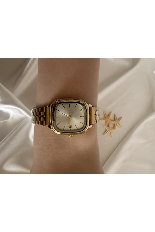 Takvimli gold saat - 3