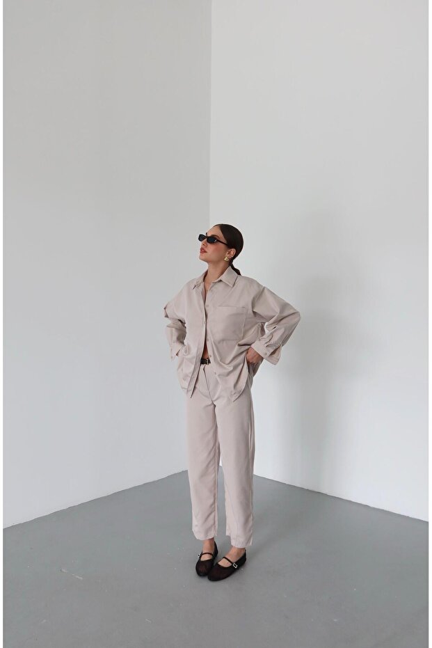 Stone Merlin öves ing nadrág szett - 4