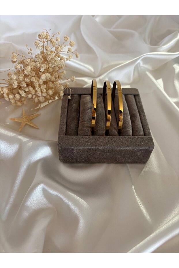 3’lü kalın ajda bilezik solmaz - 1