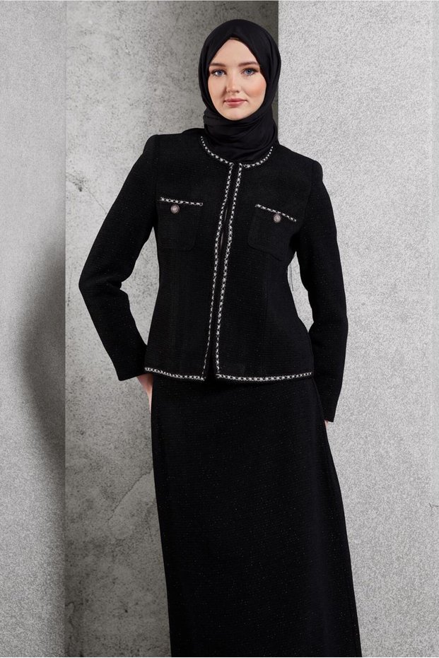 Tweed Skirt Suit 30501