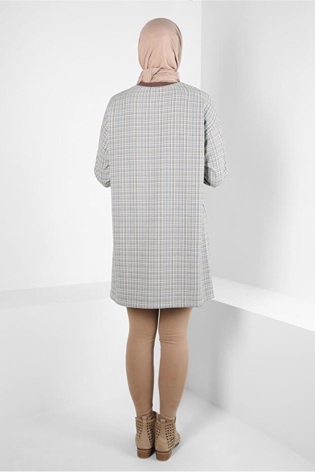 PLAID PATTERNED TUNIC 44297 - 3