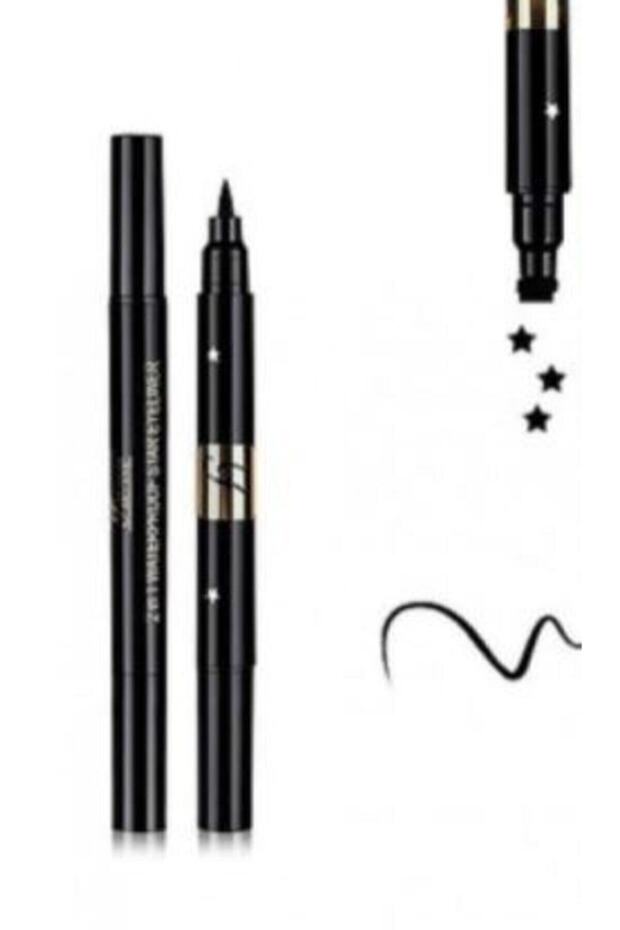 Çift Uçlu Yıldız Desenli Eyeliner - 2