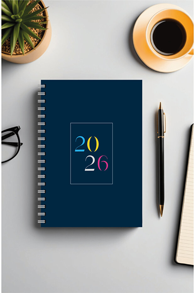 2026 Agenda /Spiral /A5 Colorful / Weekly Planner /Hard Cover