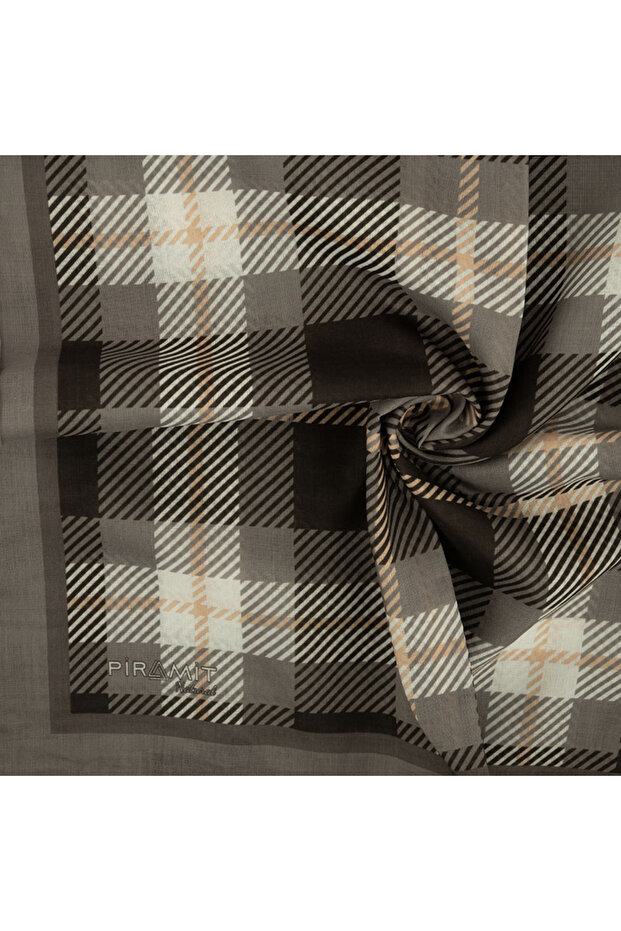 Natural Patterned Scarf - 2