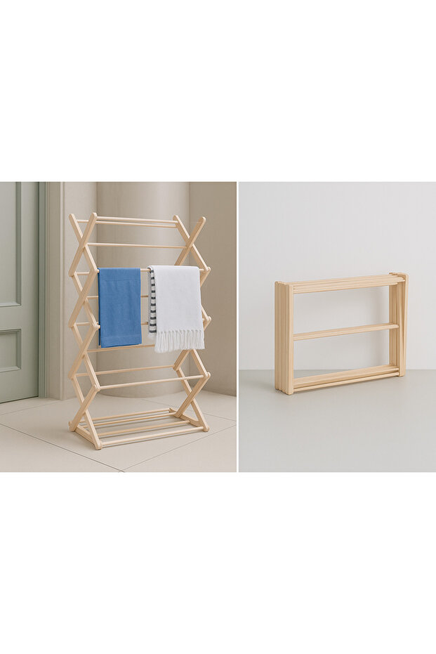 Ahşap 3 Kademeli Kurutmalık - 1