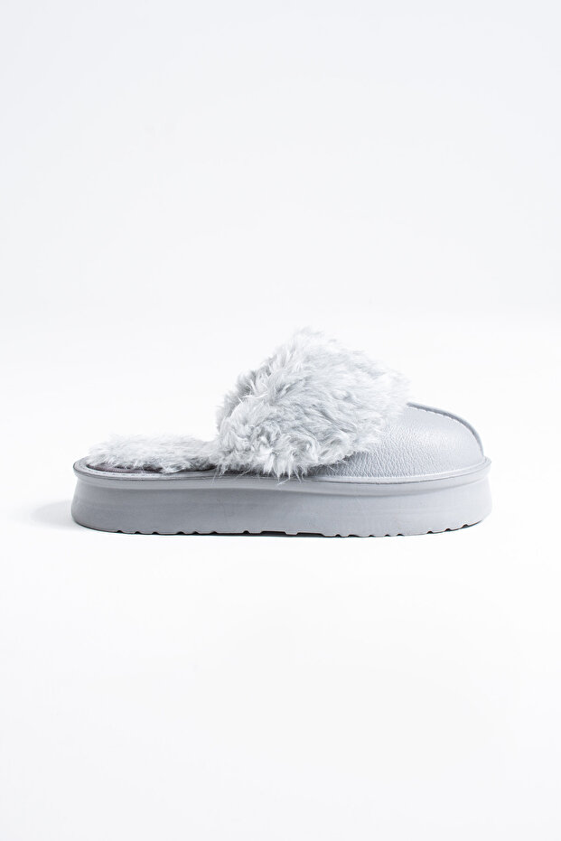 Valencia Women's Washable Plush Slippers Gray