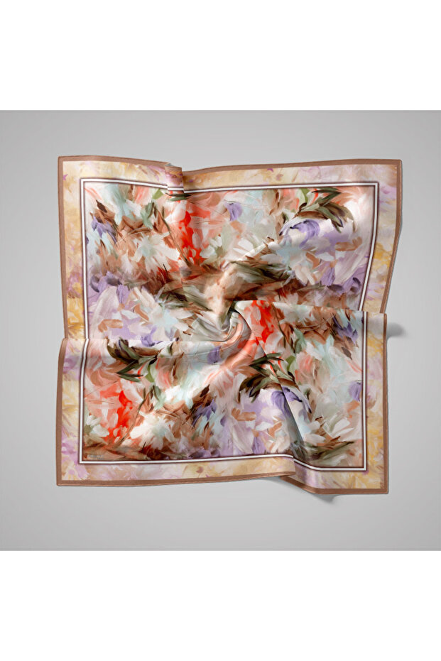 Eșarfă cu model natural - 1