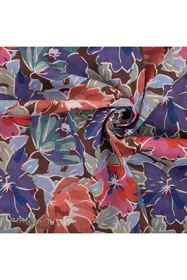 Natural Patterned Scarf - 2