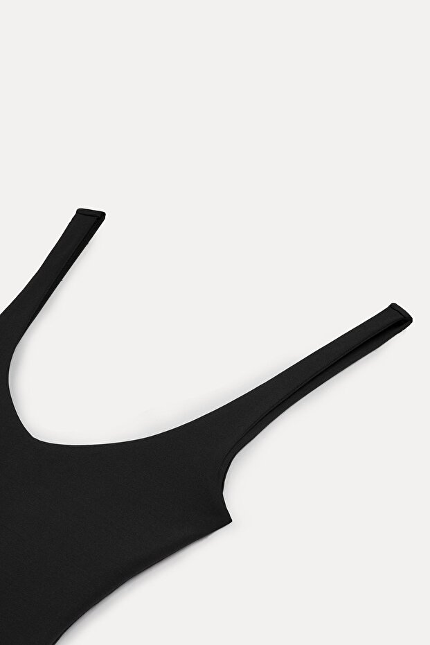 Askılı V bodysuit - 2