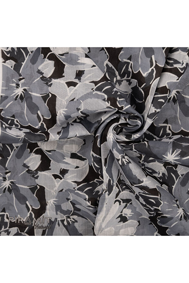 Natural Patterned Scarf - 2