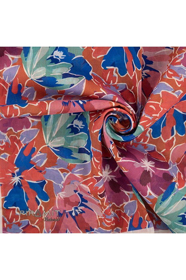 Natural Patterned Scarf - 2