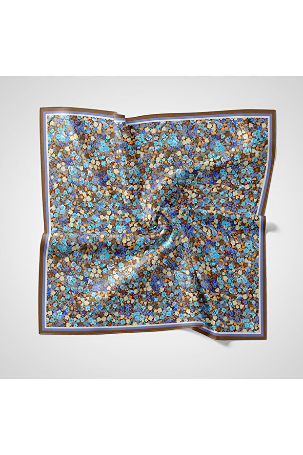 Natural Patterned Scarf - 1