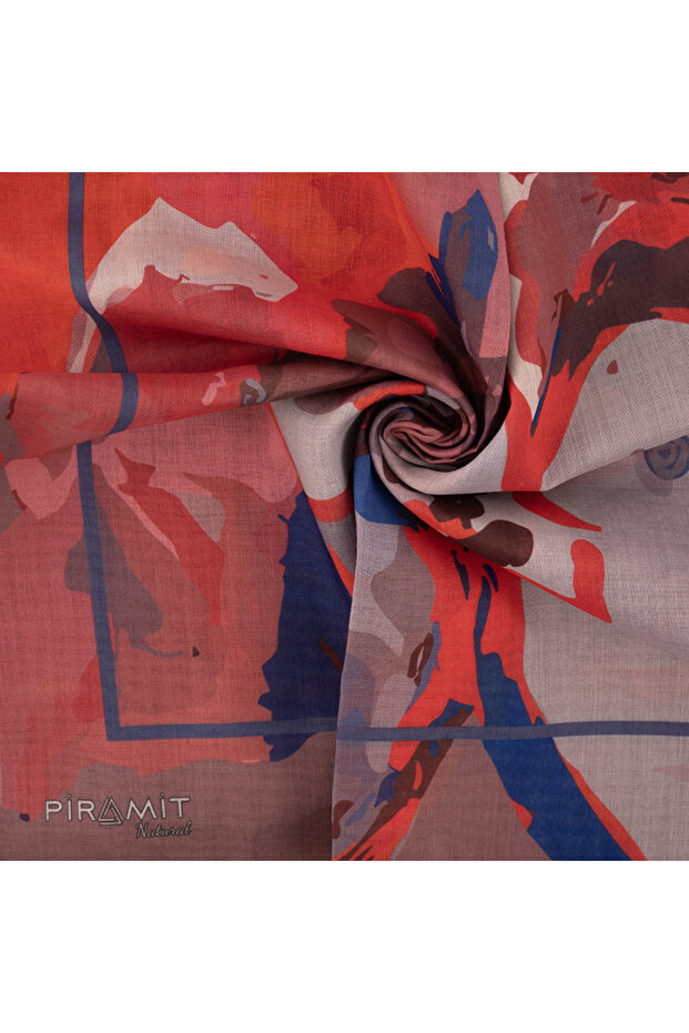 Eșarfă cu model natural - 2