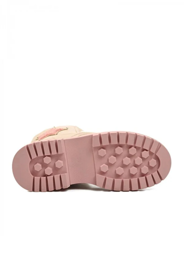 1575 Filet Kız Çocuk Botu bej - 5