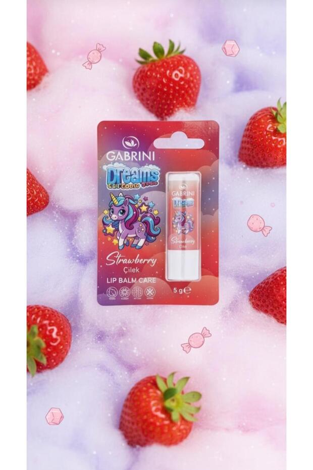 Gabrini Çilek Aromalı Dudak Nemlendirici Balm
