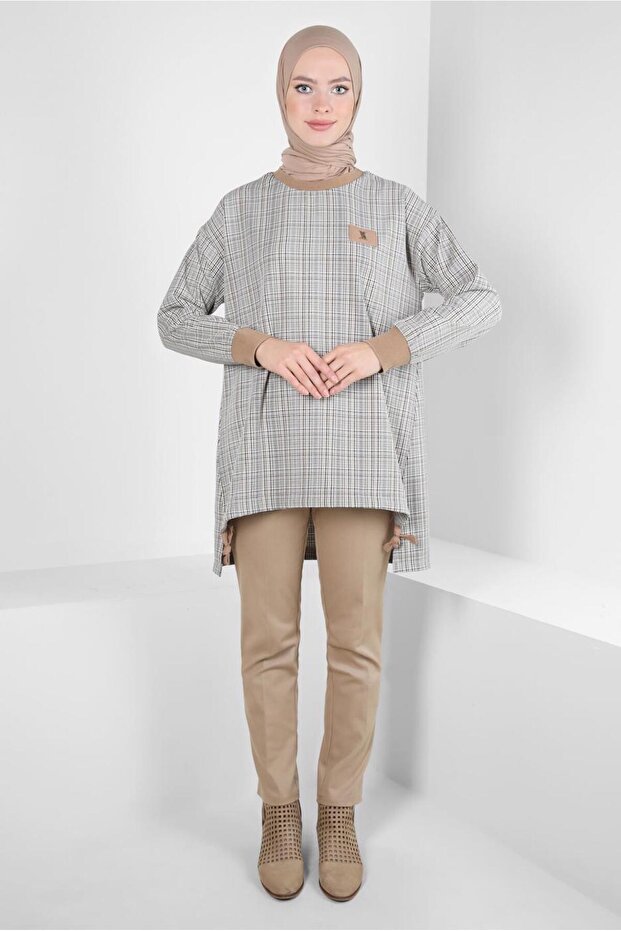 منقوشة منقوشة تونك 44297 - 1