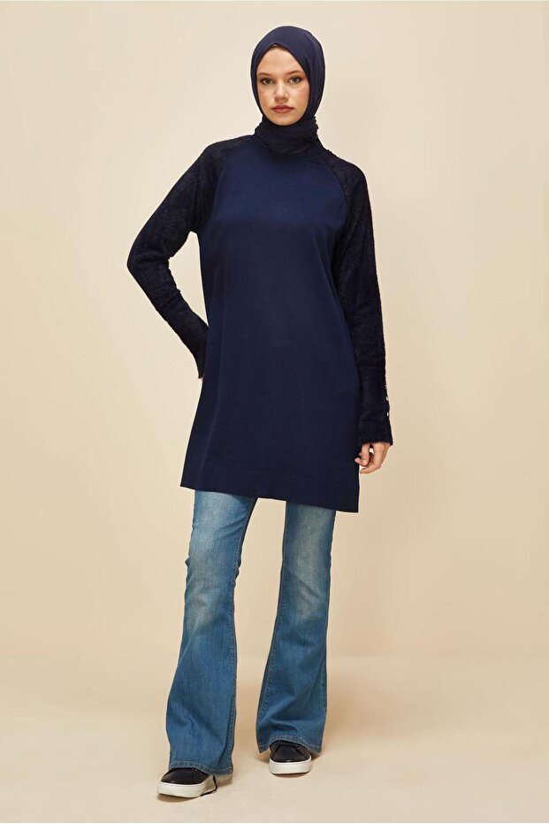 DÜĞMELİ TRİKO TUNİK 45929 - 2