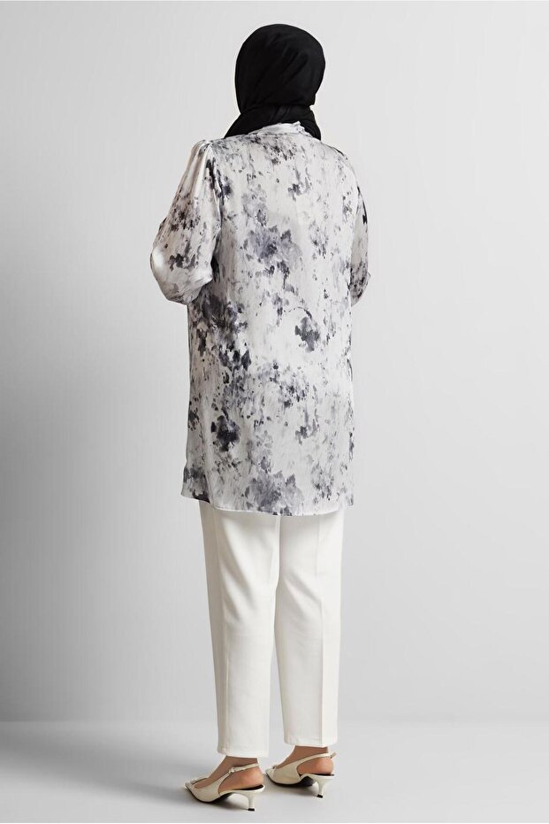 تونيك ساتان منقوش 20708 - 4