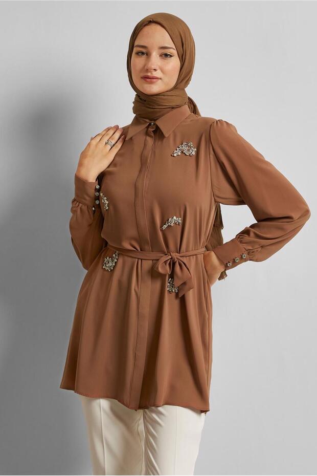 تونيك مطبوع بالحجر 45487