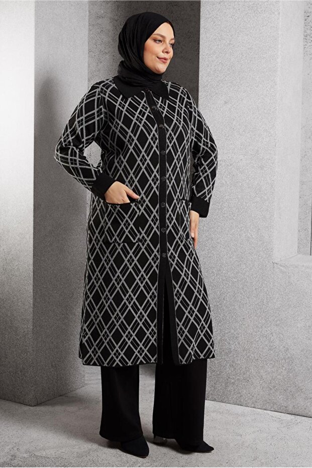 DESENLİ TRİKO HIRKA 20601 - 2