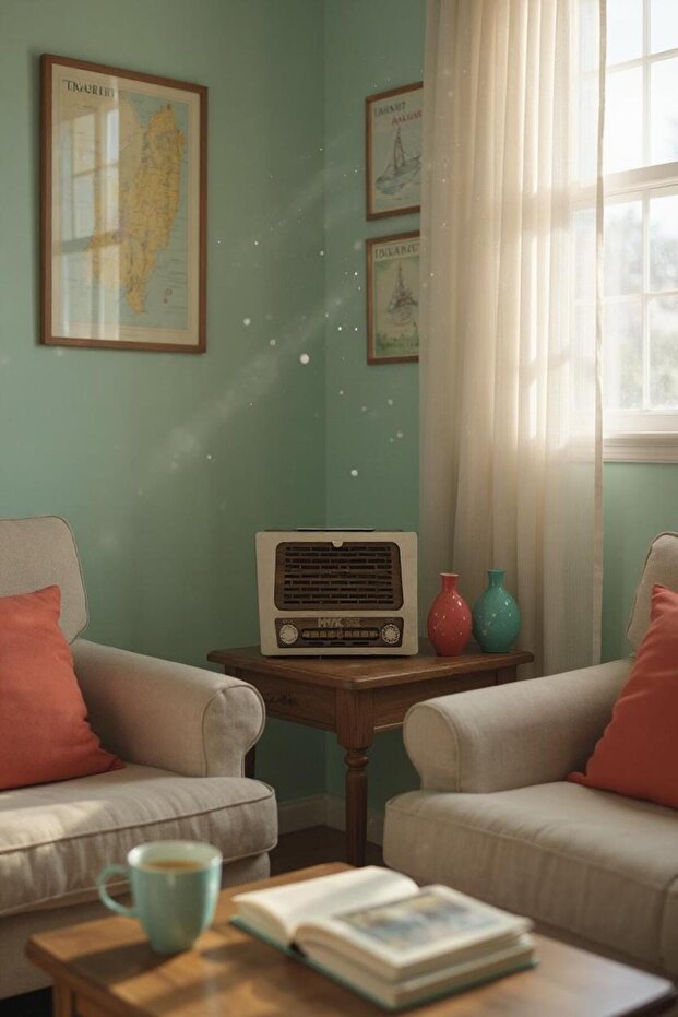 STORE Tip Box Bahşiş Kutusu Nostaljik Radyo Görünümlü - 5