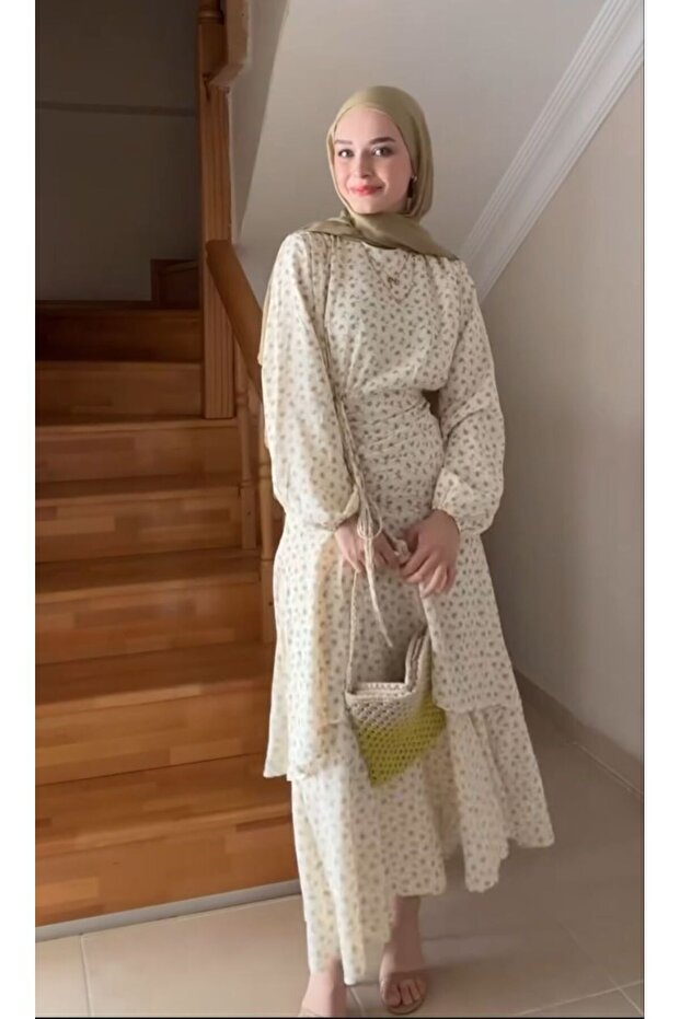 Ekinokslu elbise - 3