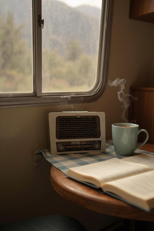 STORE Tip Box Bahşiş Kutusu Nostaljik Radyo Görünümlü - 3