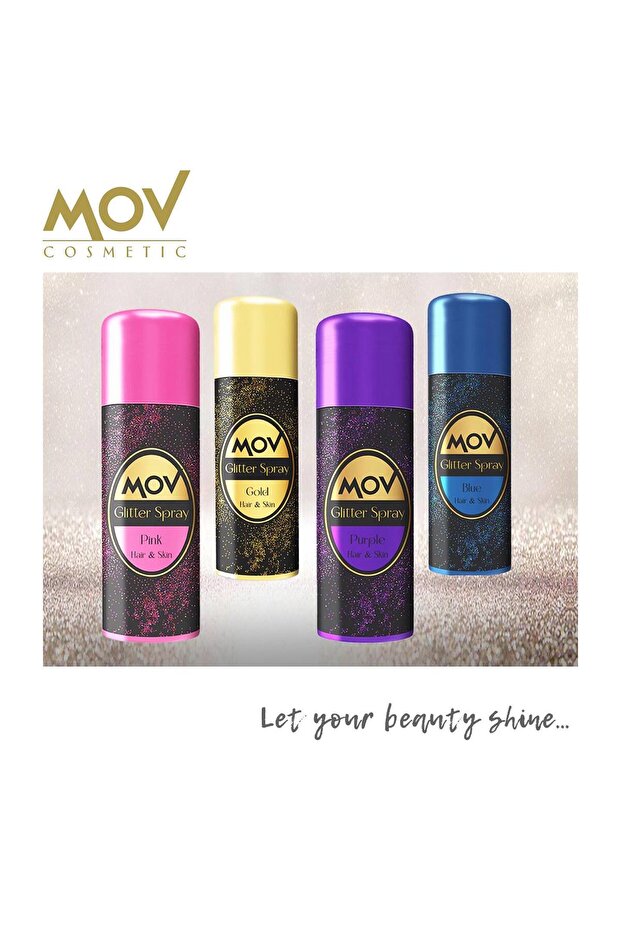 Glitter Simli Sprey GOLD 90 ML, Vücut-Saç Spreyi-Giysi-Tırnak Yoğun Işıltılı , Kalıcı Parlaklık - 5