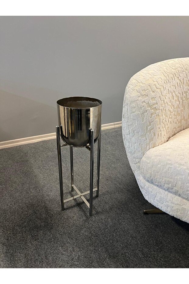 60CM NİKEL SAKSILIK ÇAP 20 CM - 7