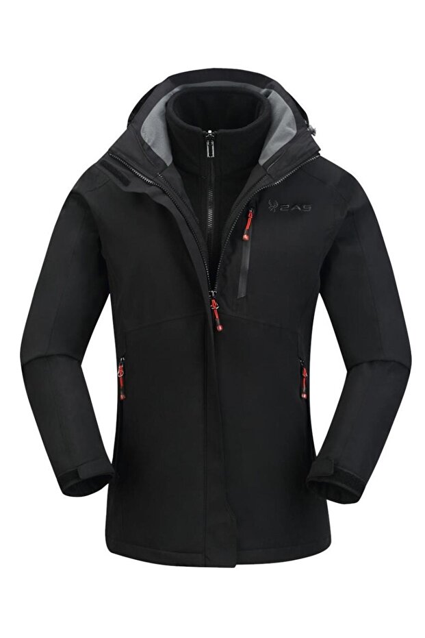 Sparkle 3in1 Ceket-siyah - 1