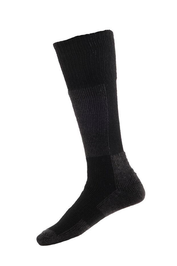 Ski Socks Siyah/Antrasit - 1