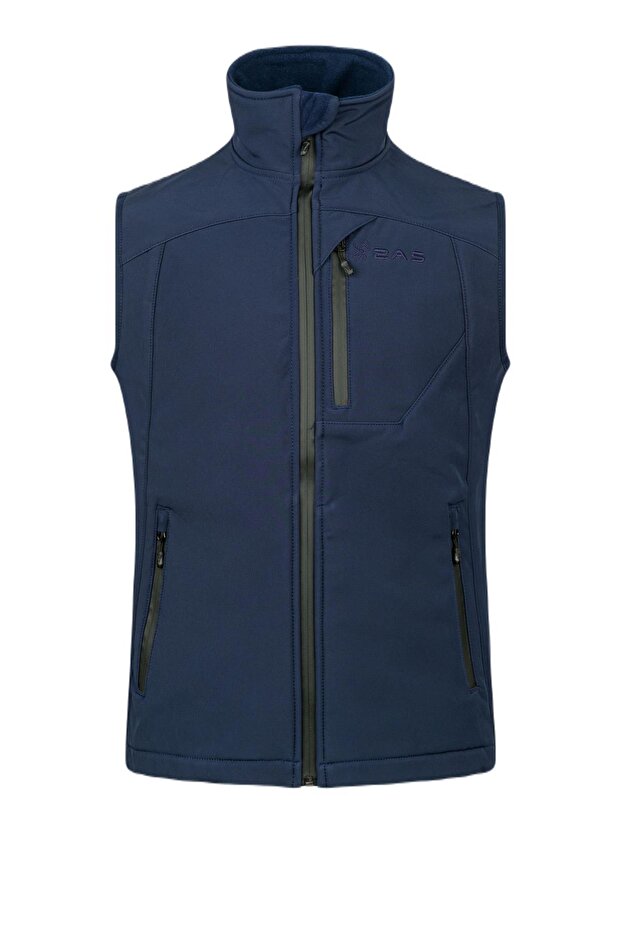 SAMANA Softshell Unisex Yelek Lacivert - 1