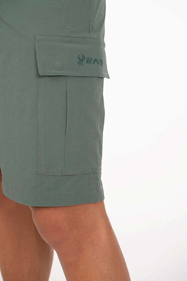 Pally Erkek Kargo Şort Yeşil - 5