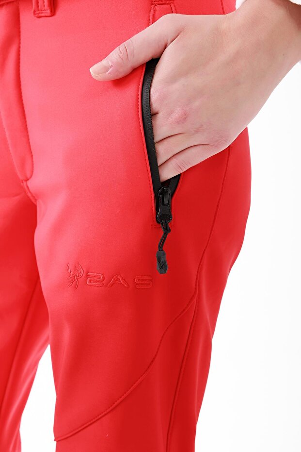 Spencer Kadın Softshell Pantolon Kırmızı - 5