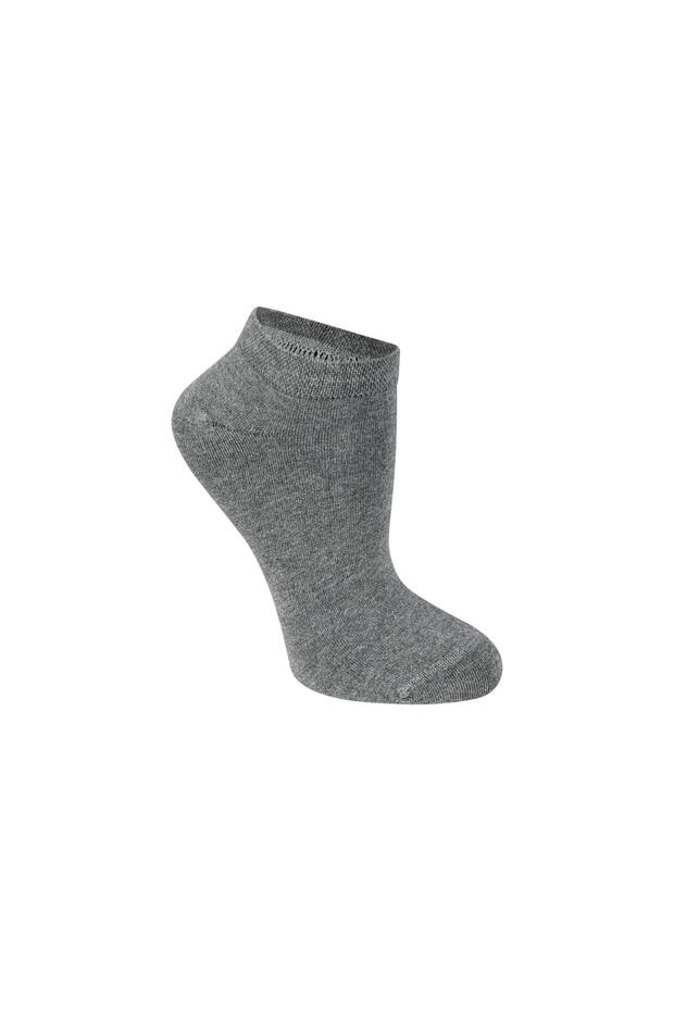 Patik Bambu Çorap Gri - 1