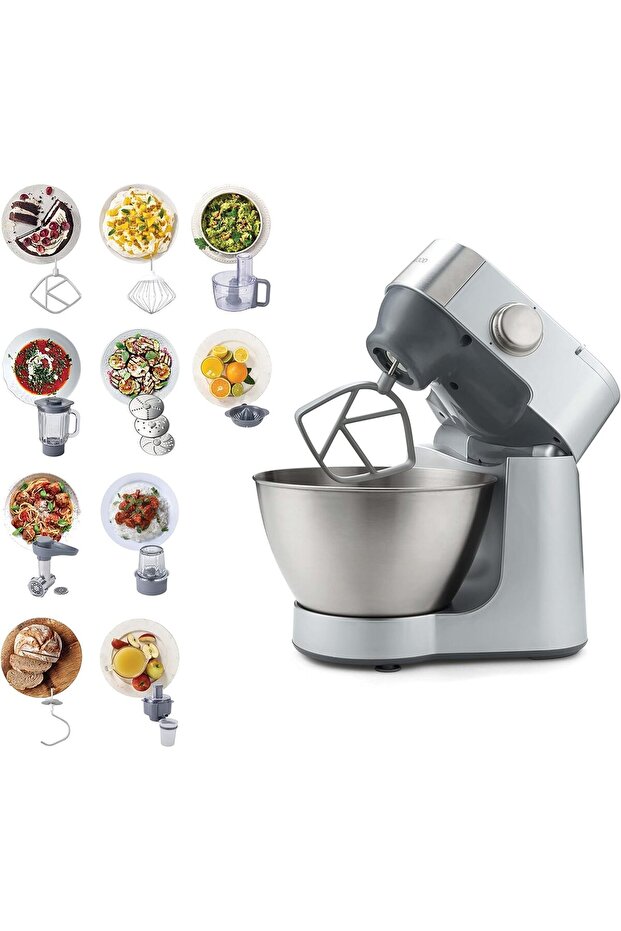Prospero KM287 Stand Mixer 900W – 4.3L Bowl, K-Beater, Whisk, Dough Hook, Blender