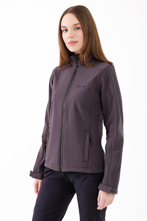 Palton Softshell pentru femei Splint Antracit - 6