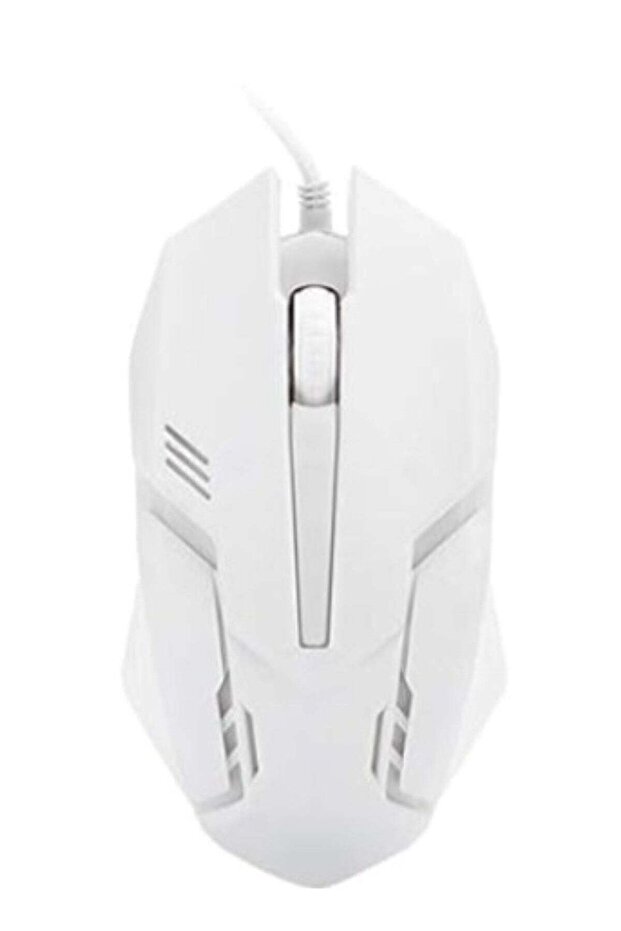 X1 Wired USB Gaming Mouse with Colorful Breathing Light White