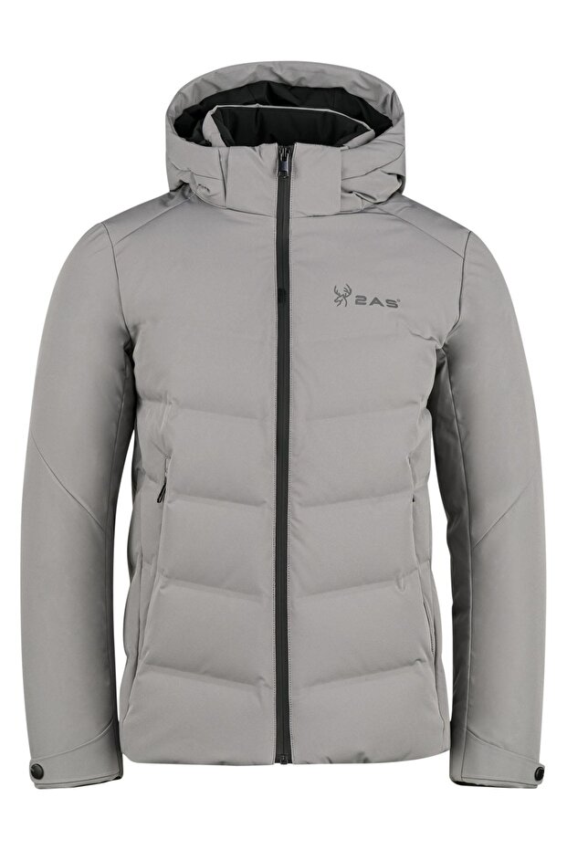 Araluen Erkek Down Ceket Gri - 7