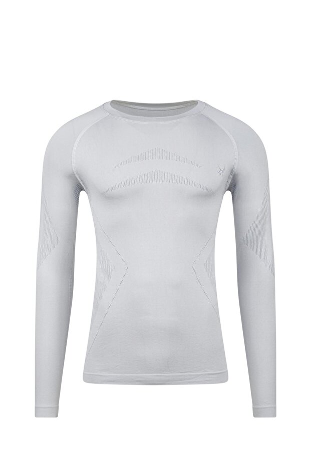 Erkek Heatwave Seamless Baselayer Üst İçlik Gri - 1