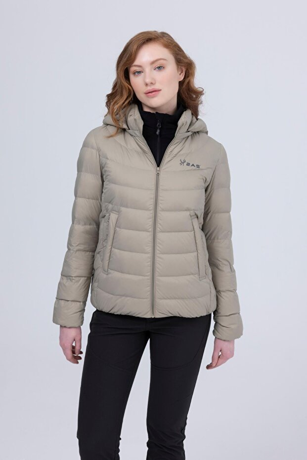 Aspen Kadın Down Ceket Mont Yeşil - 3