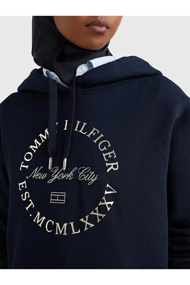 REG METALLIC ROUNDALL HOODIE - 5